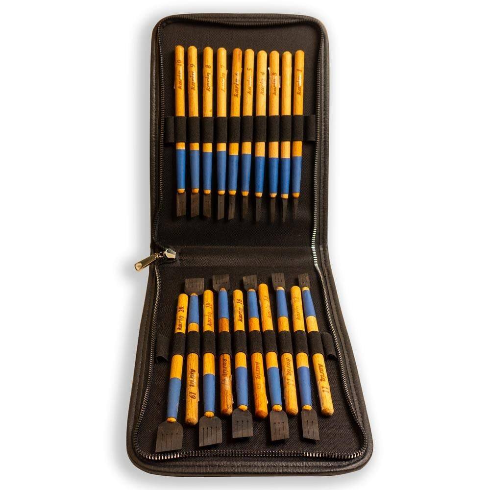 Karin Abanoz Ağacı Kalem Seti Çantalı (1 mm - 20 mm)