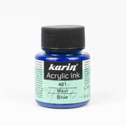 Karin Akrilik Mürekkep 401 Mavi 45 ml