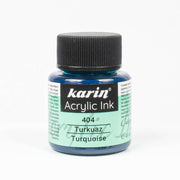Karin Acrylic Ink 404 Turquoise 45 ml