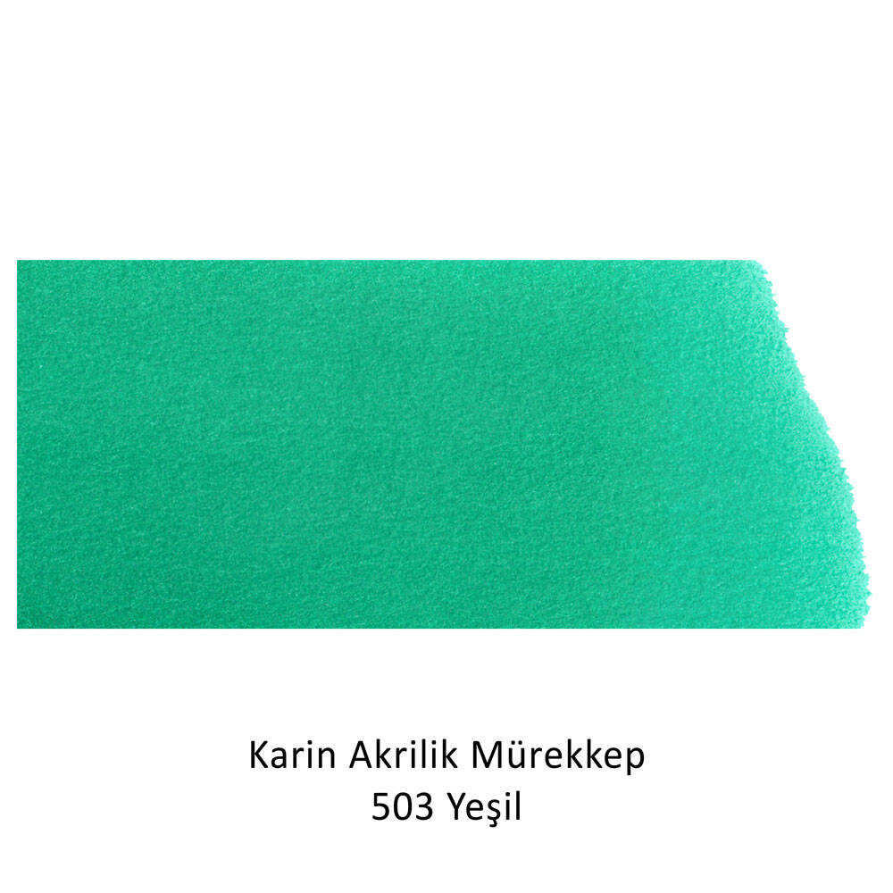 Karin Akrilik Mürekkep 503 Yeşil 45 ml