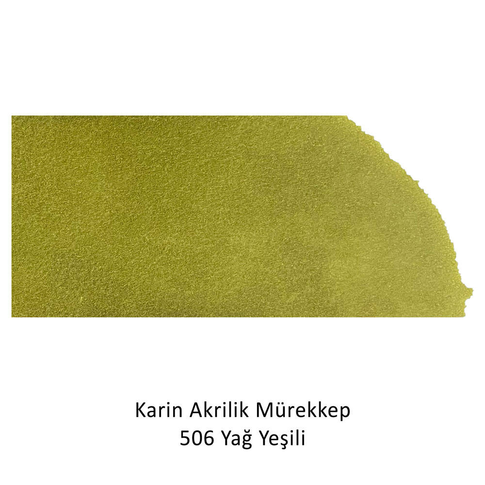 Karin Akrilik Mürekkep 505 Yağ Yeşili 45 ml