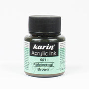 Karin Acrylic Ink 601 Brown 45 ml