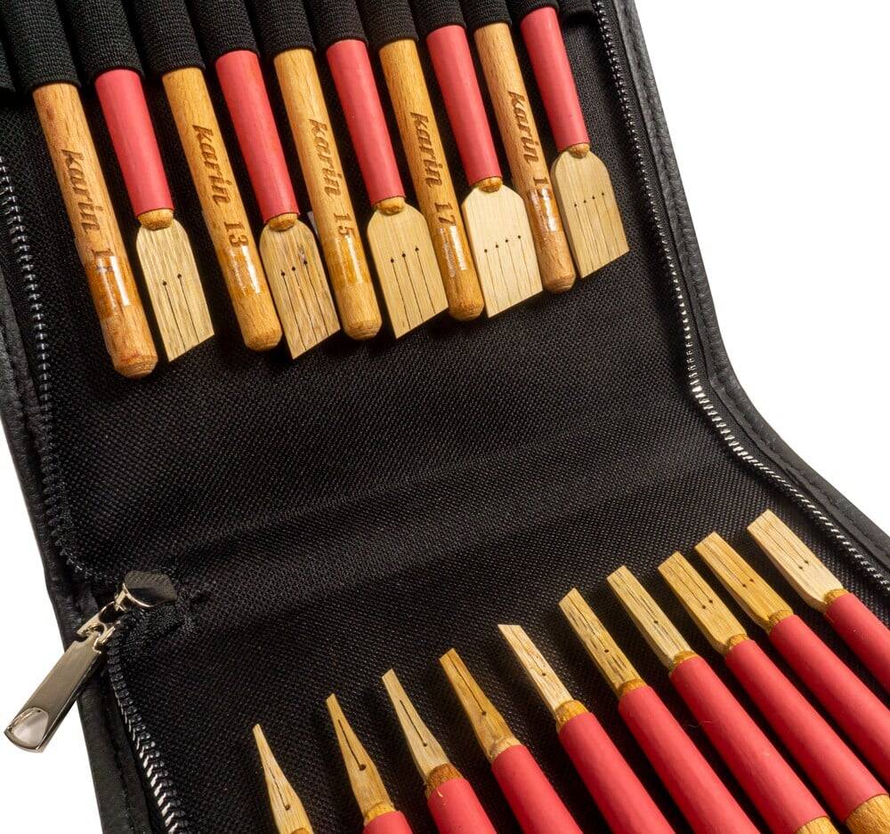 Karin Bambu Ağacı Kalem Seti Çantalı (1 mm - 20 mm)