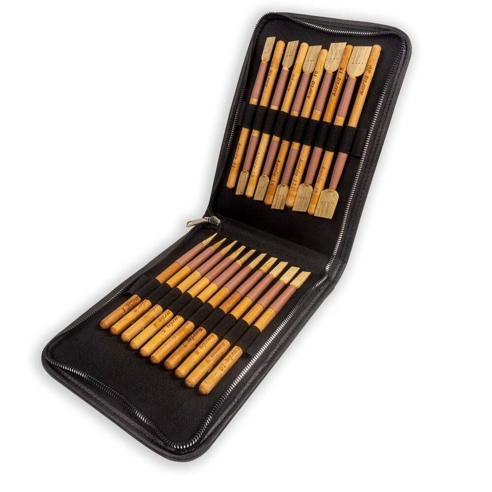 Karin Bambu Ağacı Talik Kalem Seti Çantalı (1 mm - 20 mm)