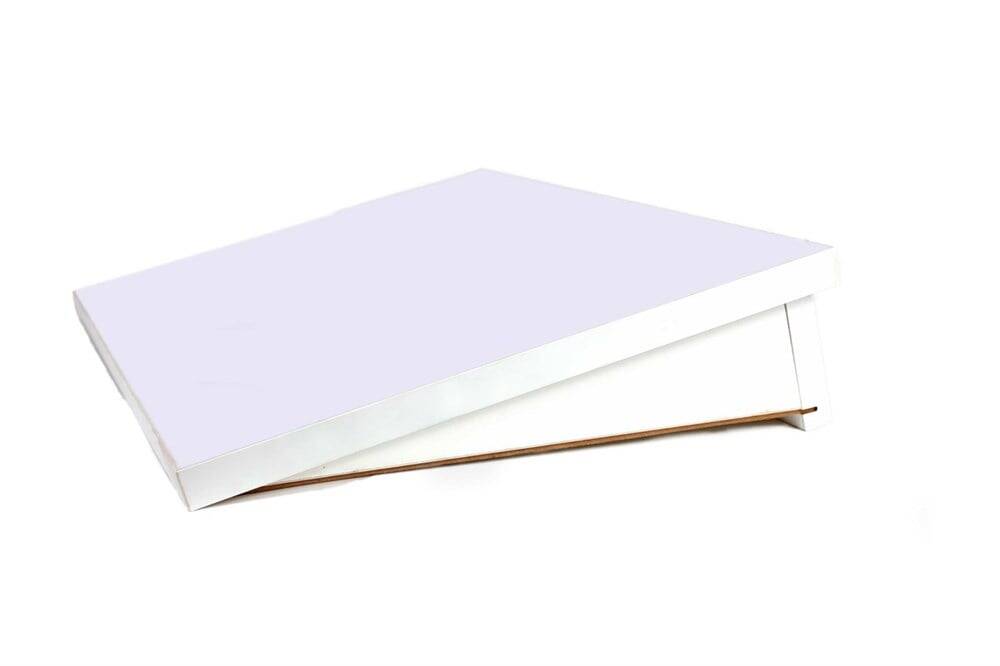 Karin White Wooden Illuminated Table 35X50 Cm
