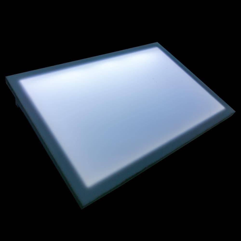 Karin White Wooden Illuminated Table 35X50 Cm