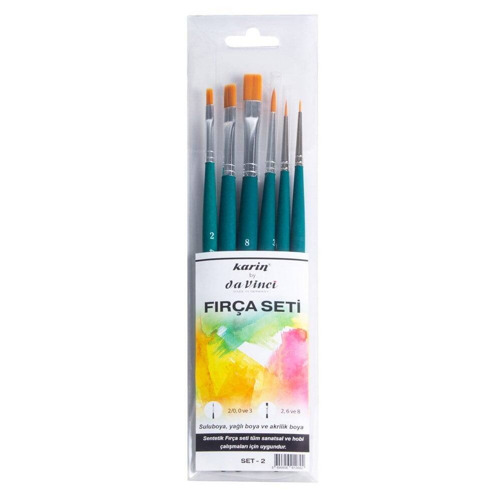 Karin by Da Vinci Multi-Purpose Brush Set No: 2