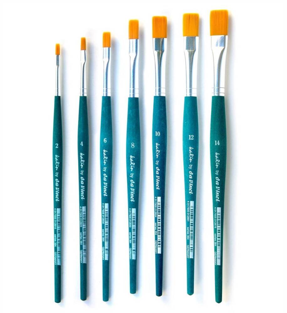 Karin By Da Vinci Sentetik Düz Fırçası Seri 384T5 No:8
