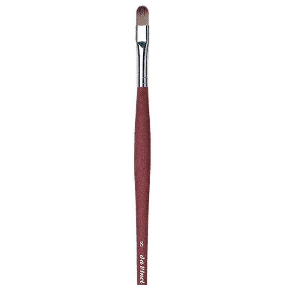 Karin By Da Vinci Synthetic Filbert-Shape Acrylic and Oil Paint Brush No: 8