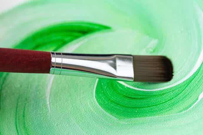 Karin By Da Vinci Synthetic Filbert-Shape Acrylic and Oil Paint Brush No: 8