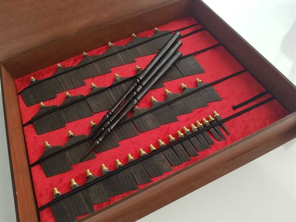 Karin Celi Kalem Set Abanoz Ağacı Büyük Boy (2 mm-40 mm)