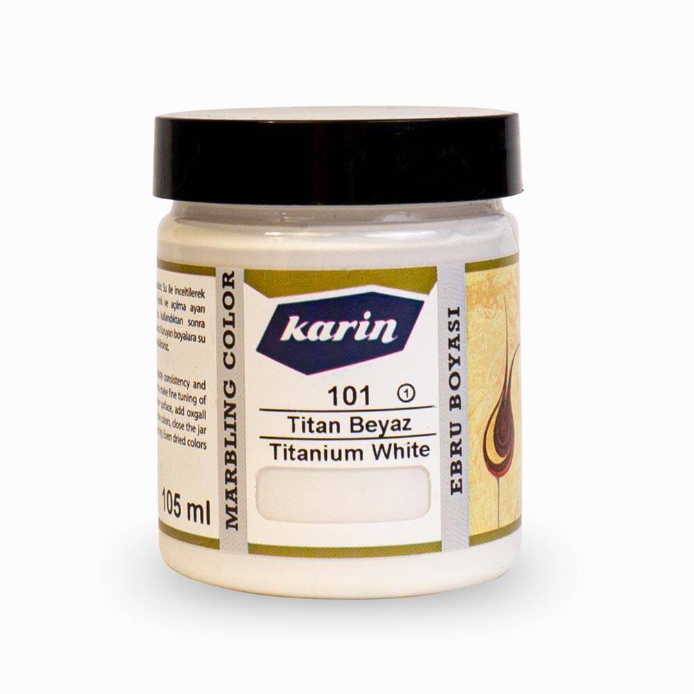 Karin Marbling Paint 101 Titan White 105 ml