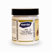 Karin Marbling Paint 101 Titan White 105 ml