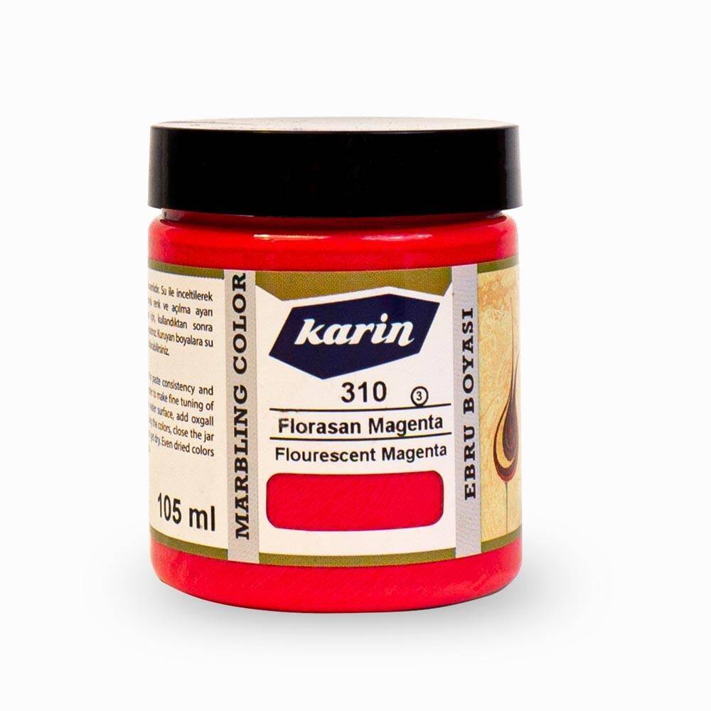 Karin Marbling Paint 310 Fluorescent Magenta 105 ml
