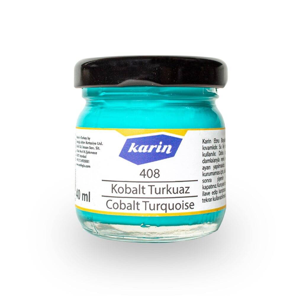 Karin Marbling Paint 408 Cobalt Turquoise 40 ml