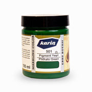Karin Marbling Paint 501 Pigment Green 105 ml
