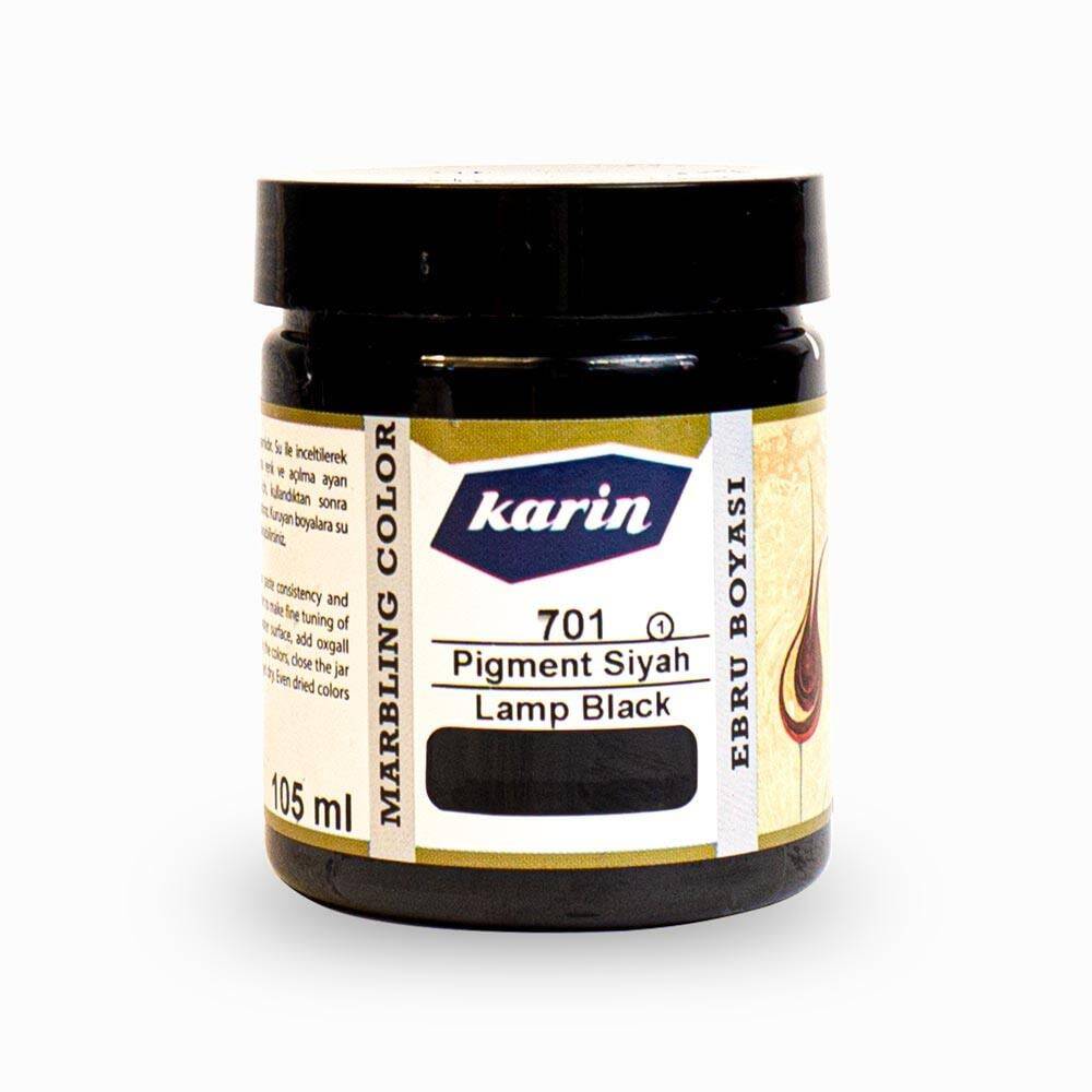 Karin Marbling Paint 701 Pigment Black 105 ml
