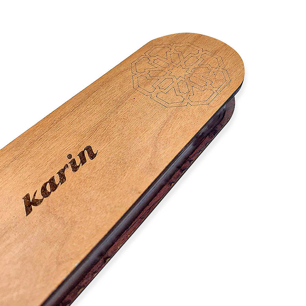 Karin Hat Kalem Seti Abanoz Ağacı Özel Kutulu  (2 mm-10 mm)