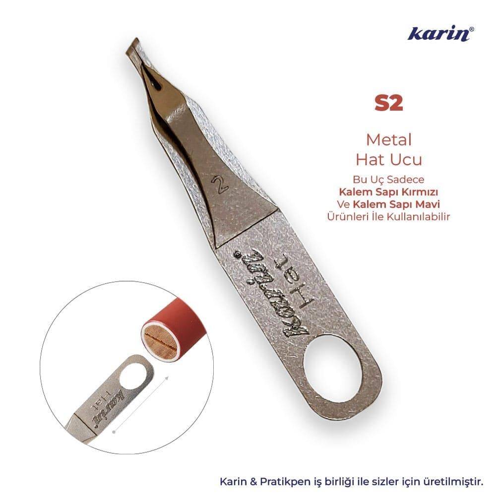 Karin Calligraphy Metalic Pen Nip S2 2 mm