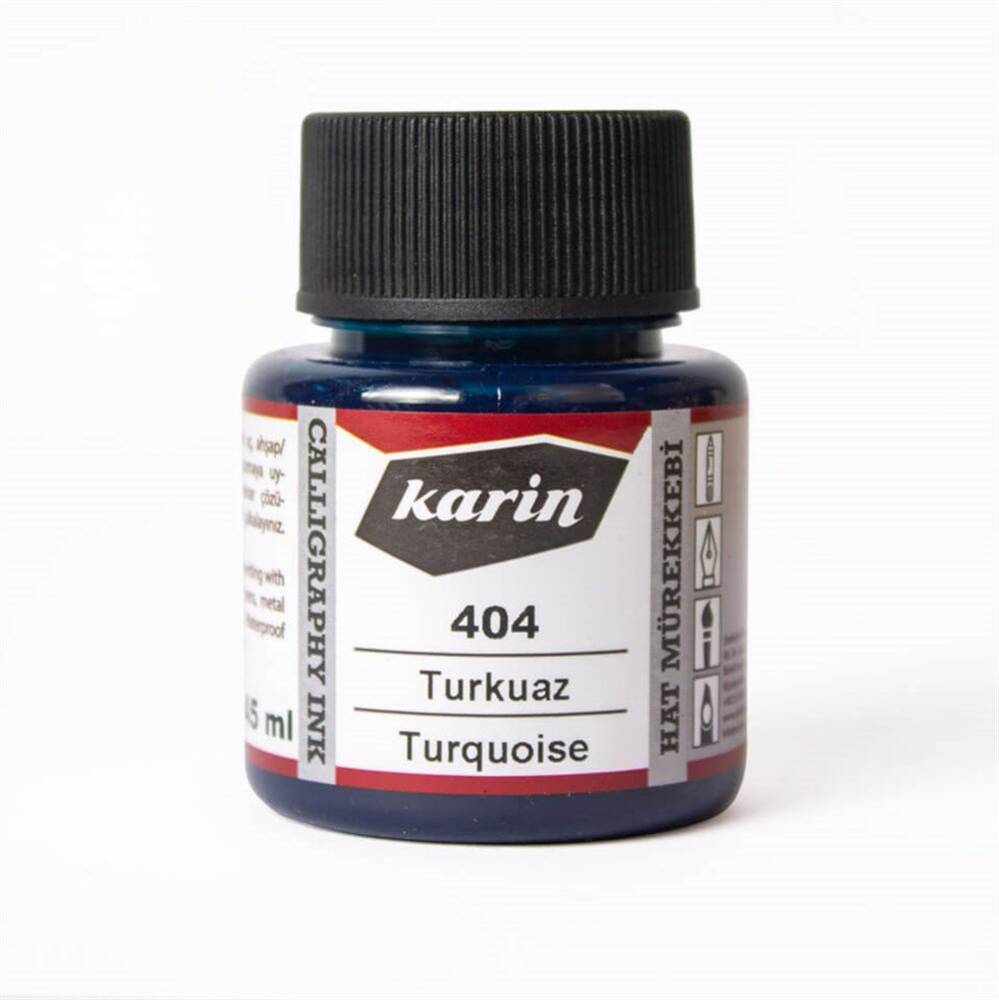 karin-hat-murekkebi-404-turkuaz-45-ml - urun fotografi