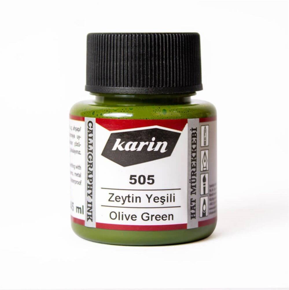 karin-hat-murekkebi-505-zeytin-yesili-45-ml - urun fotografi