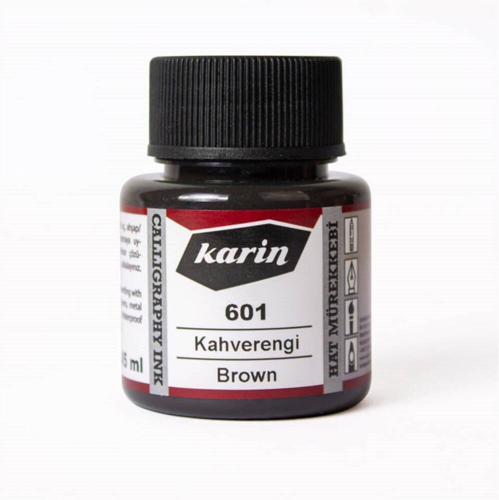 karin-hat-murekkebi-601-kahverengi-45-ml - urun fotografi