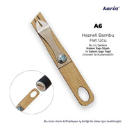 Karin Hazneli Bambu Hat Kalem Ucu A6 6 mm