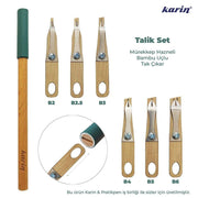 Karin Bamboo Talik Pen Set with Reservoir