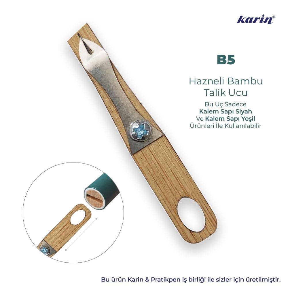 Karin Reservoir Bamboo Talik Pen Nib B5 5 mm