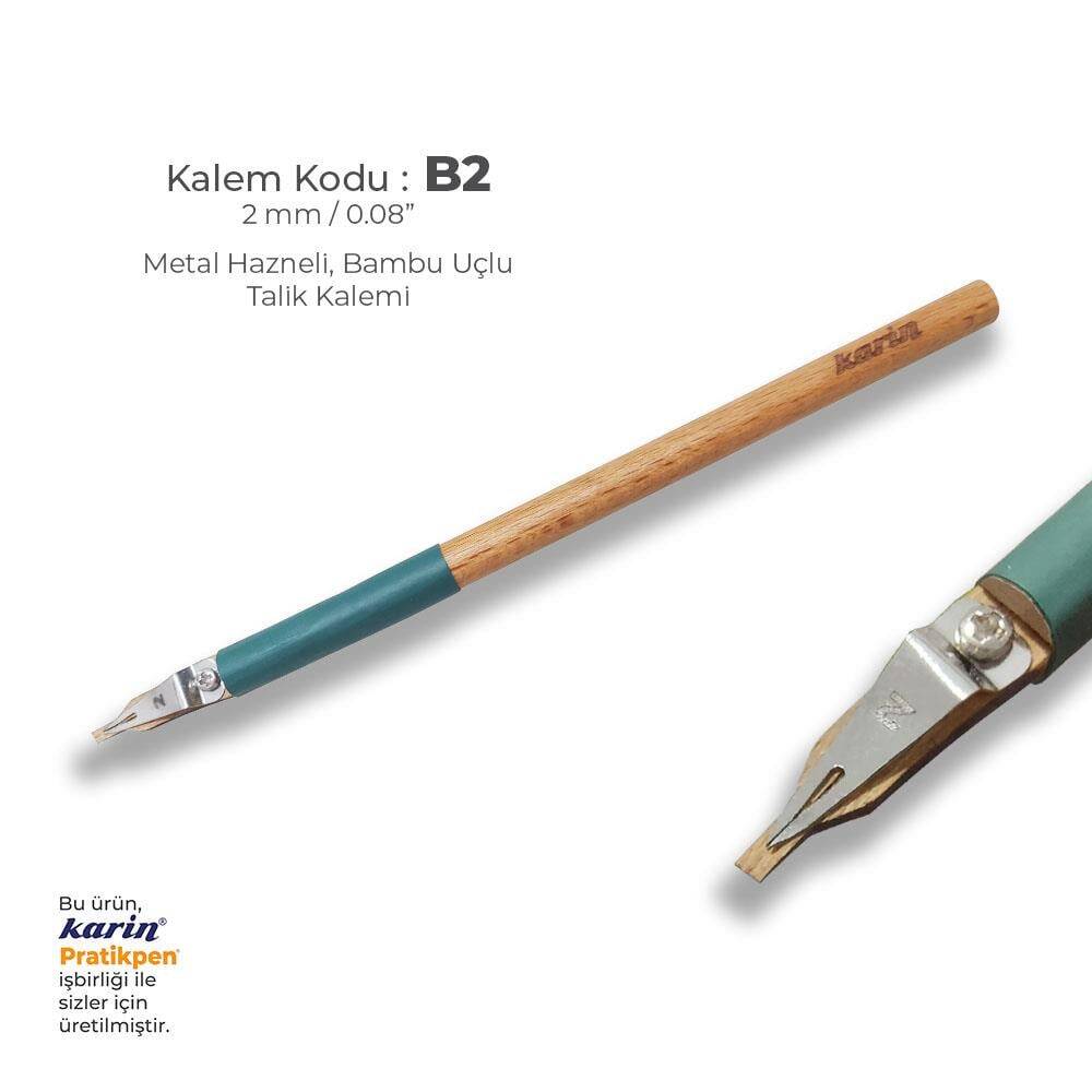 Karin Metal Chamber Bamboo Talik Pen 2 mm