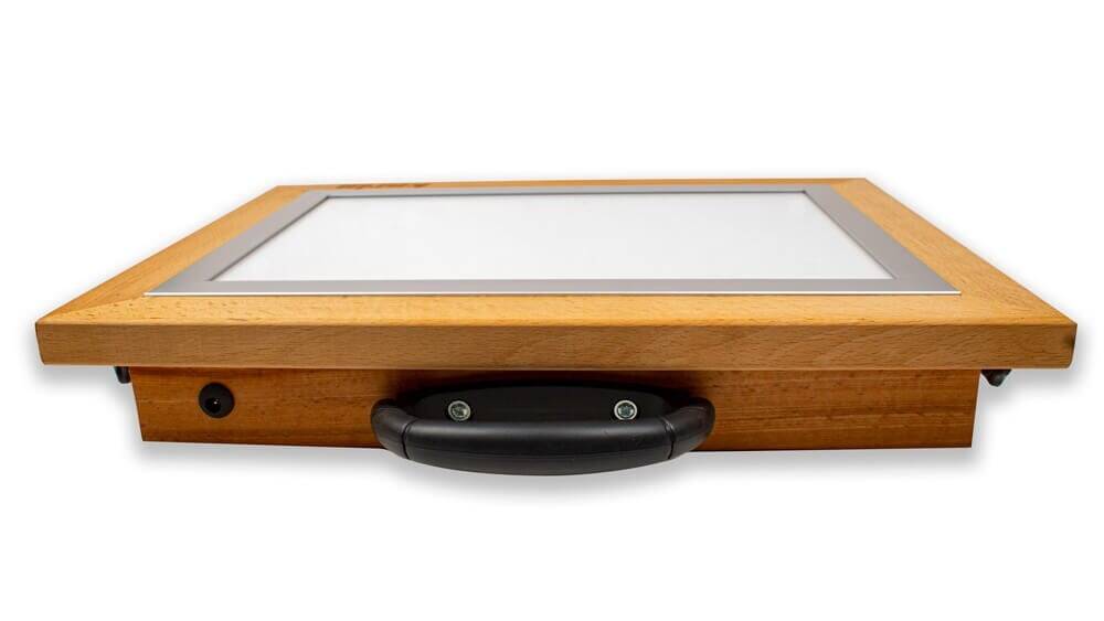 Karin Natural Beech High Illuminated LED Sketch and Drawing Table A4