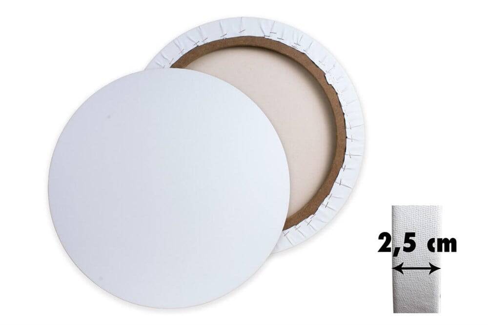 Karin Professional Round Canvas 2.5 cm Chassis 40x40 cm
