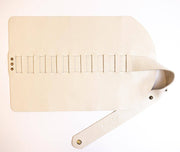 Karin Roll Leather Pen Holder White 10 Pieces