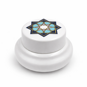 Karin Seramik Hokka Beyaz Desenli 30 ml