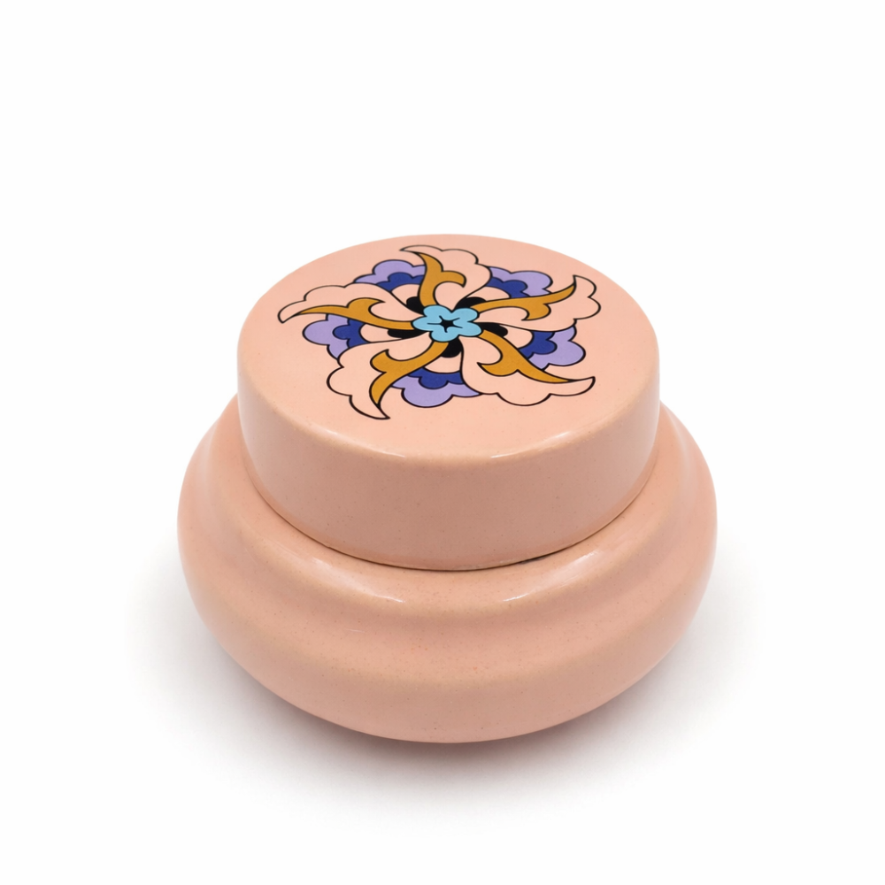 Karin Seramik Hokka Pembe Desenli 30 ml