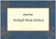 Karin Tezhipli Meşk Defteri No:1 A4 150 Gr 25 Yaprak