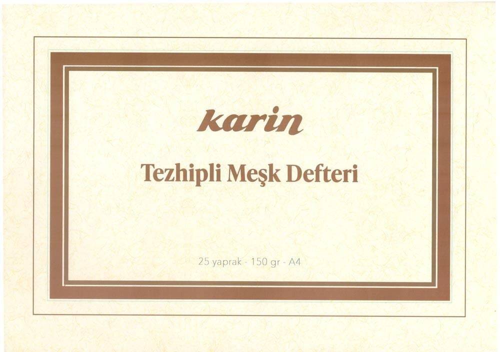 Karin Illuminated Workbook No:2 A4 150 Gr 25 Sheets