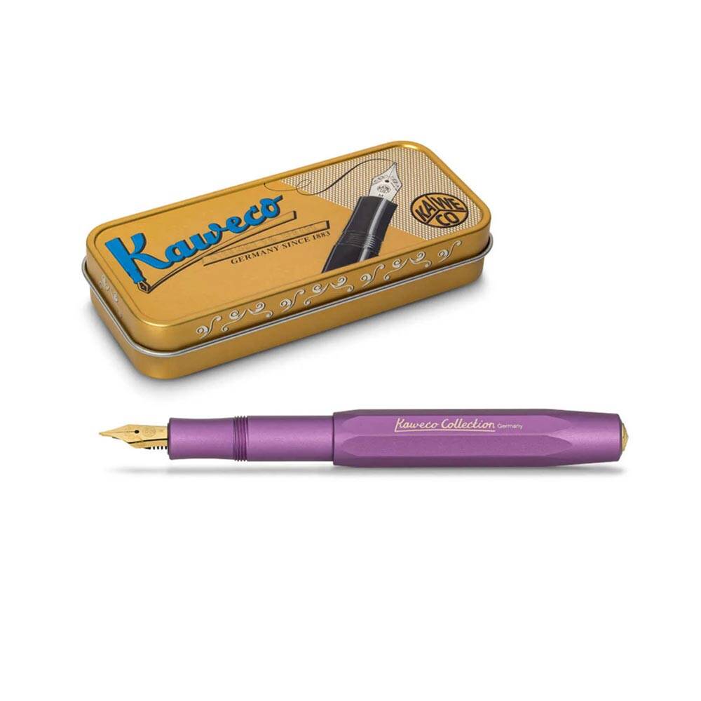 Kaweco AL Sport Collection Dolma Kalem Metalik Mor Medium Uç