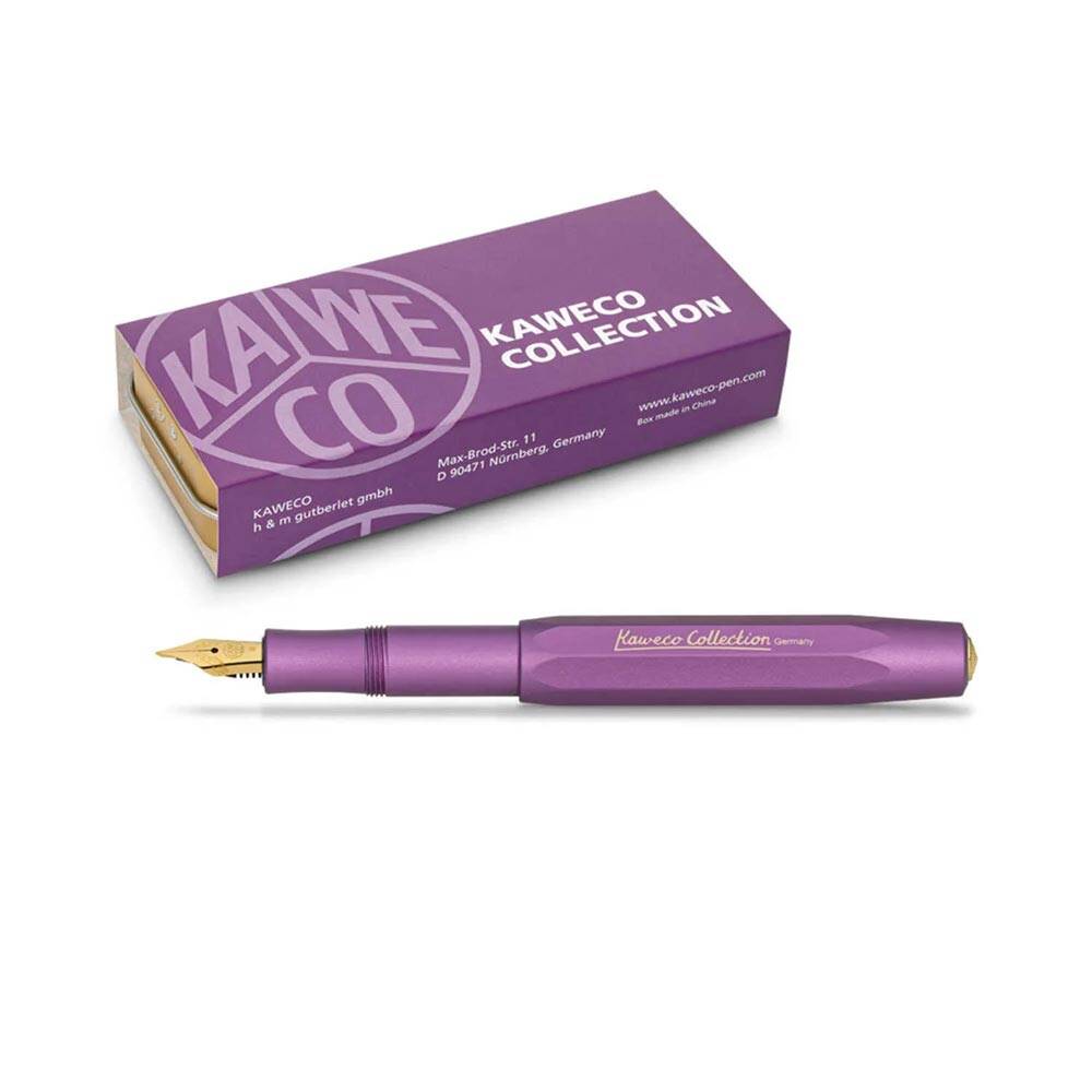 Kaweco AL Sport Collection Dolma Kalem Metalik Mor Medium Uç
