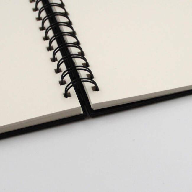Keep Smiling Sketchbook Hard Cover Spiral Bound A4 100gr 80 Sheets