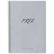 Sharp Notepad Free Platinum A4 PP Cover Spiral 70 gr 80 Sheets Lined