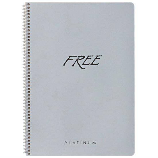 Keskin Bloknot Free Platinum A4 PP Kapak Spiralli 70 gr 80 Yaprak Çizgili