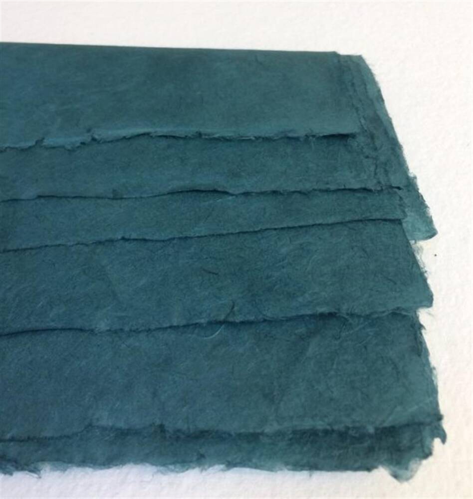 Khadi Natural Lokta Paper Blue 30 gsm 50x75 cm
