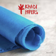 Khadi Doğal Lokta Kağıdı Turkuaz 30 gsm 50x75 cm