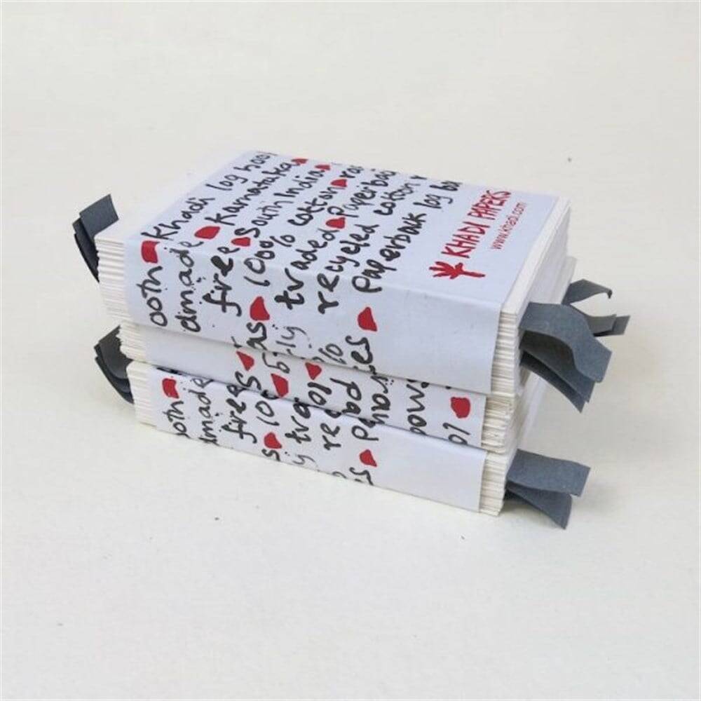 Khadi Handmade Multi-Purpose Drawing Notebook 100 gr 12 cm x 17 cm LBW