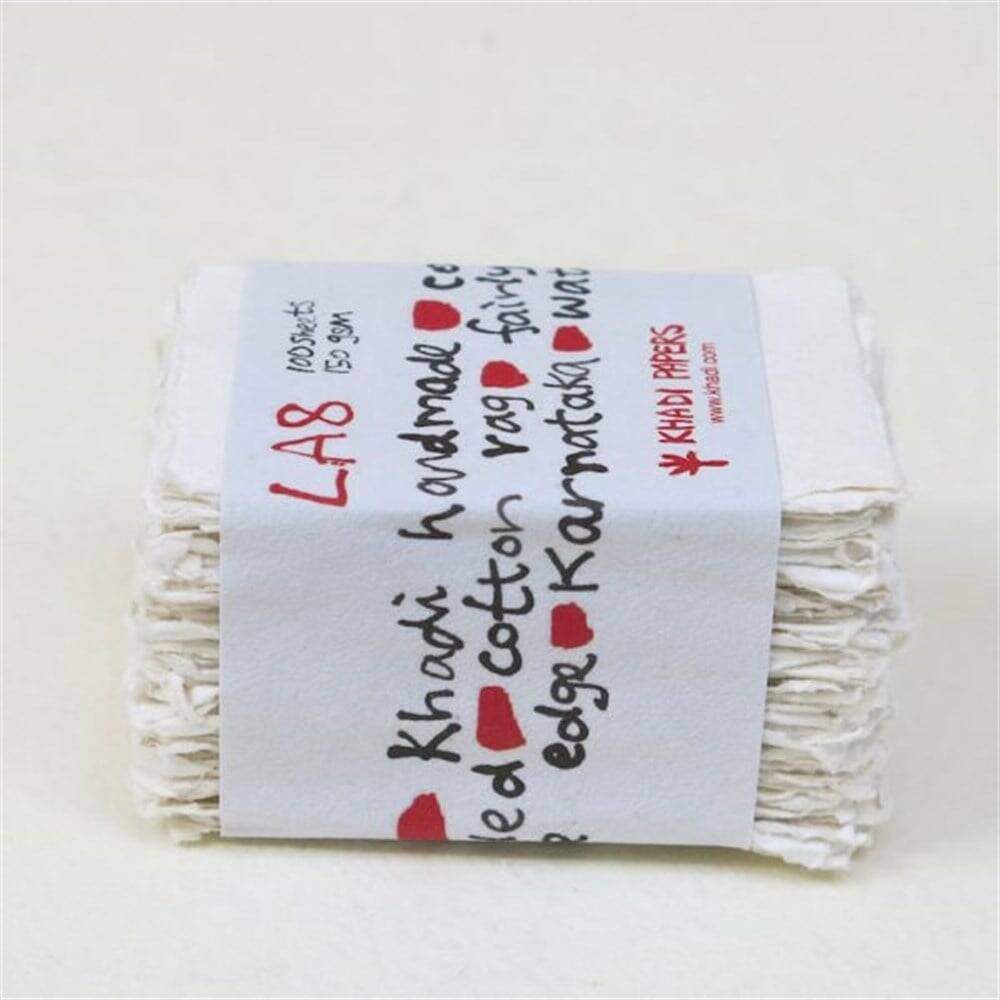 Khadi El Yapımı Çok Amaçlı Resim Defteri 150 gr A8 100 Yaprak