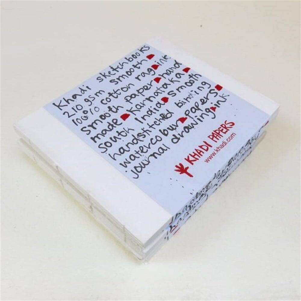 Khadi El Yapımı Çok Amaçlı Resim Defteri 210 gr 21 cm x 25 cm Smooth