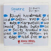 Khadi El Yapımı Çok Amaçlı Resim Defteri 320 gr 30 cm x 30 cm 20 Yaprak