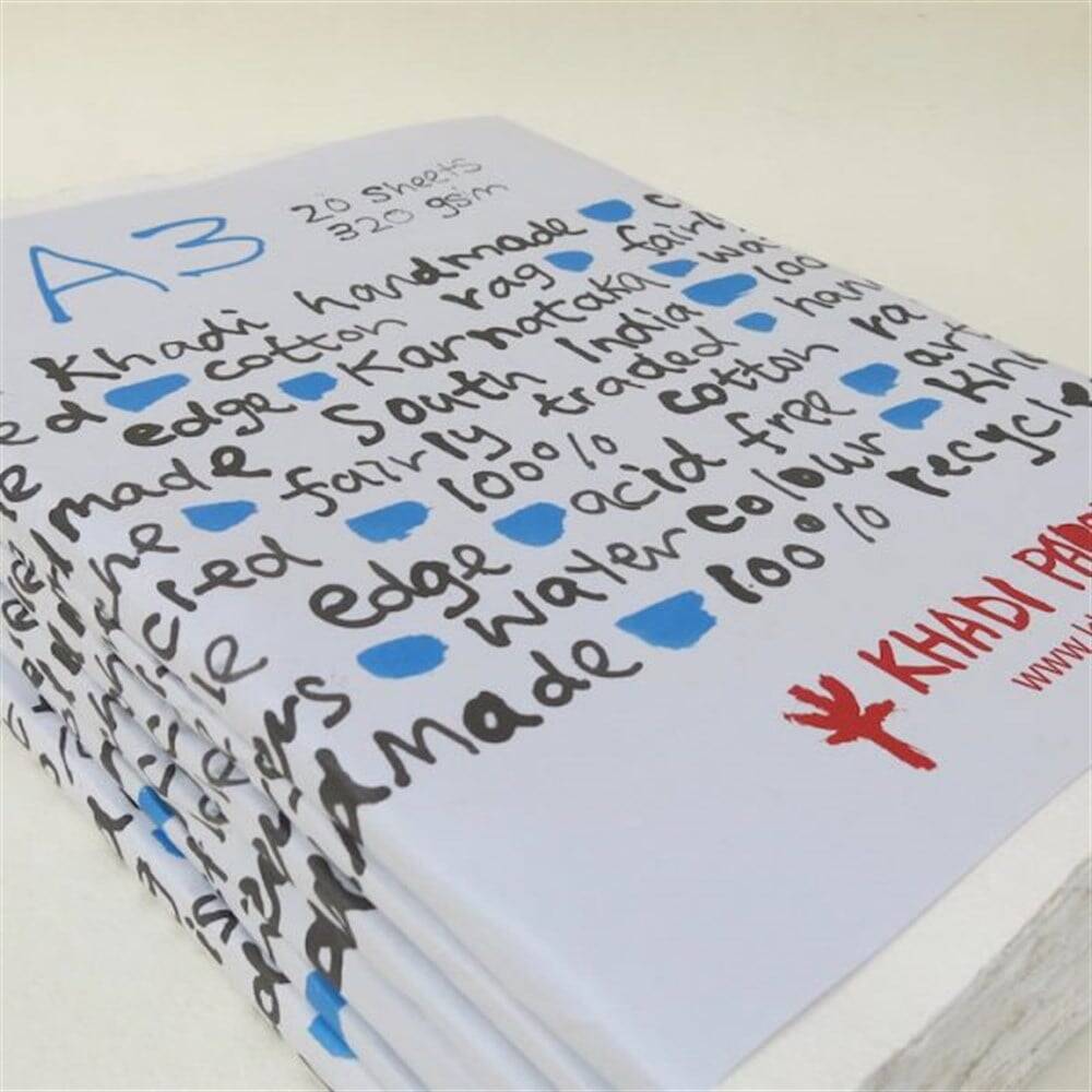 Khadi Handmade Multi-Purpose Drawing Notebook 320 gr A3 20 Sheets