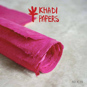 Khadi Nepal Lokta Kağıdı Fuşya 30 gsm 50x75 cm
